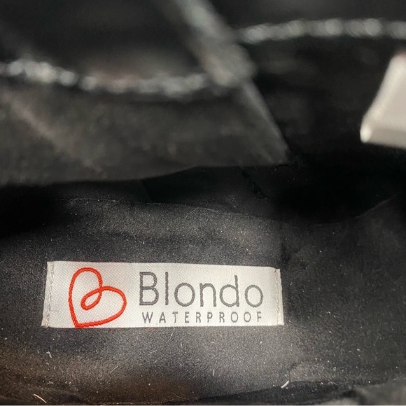 Blondo Nanite Black Suede Waterproof Bootie 8 1/2 - Picture 12 of 14